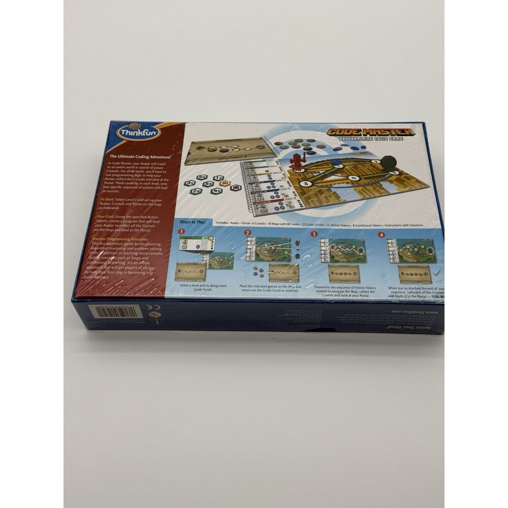 NEW Thinkfun Code Master Programming Logic Minecraft Board Game SEALED - Picture 2 of 6